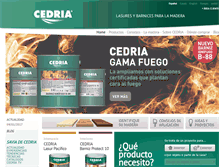 Tablet Screenshot of cedria.es